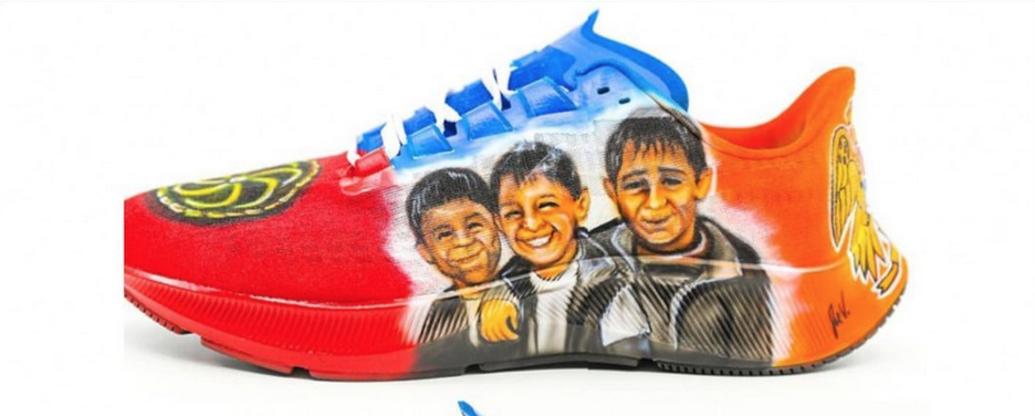Patriots’ Berj Najarian Sports Armenian-Themed Shoes For #MyCauseMyCleats