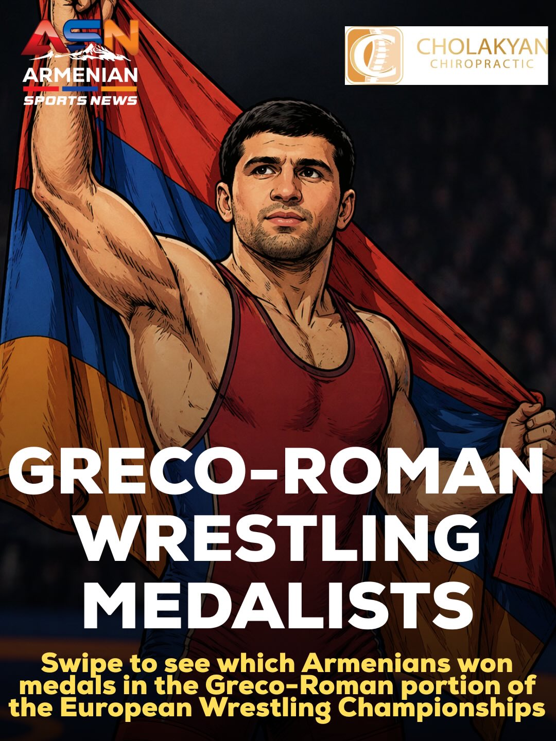 Armenian Wrestlers Shine at European Championships with Five Medals