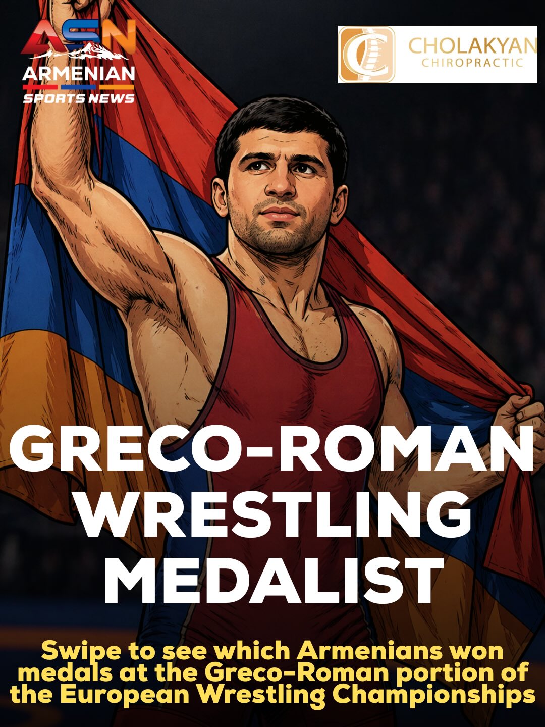 Armenian Wrestlers Shine at European Championships with Five Medals