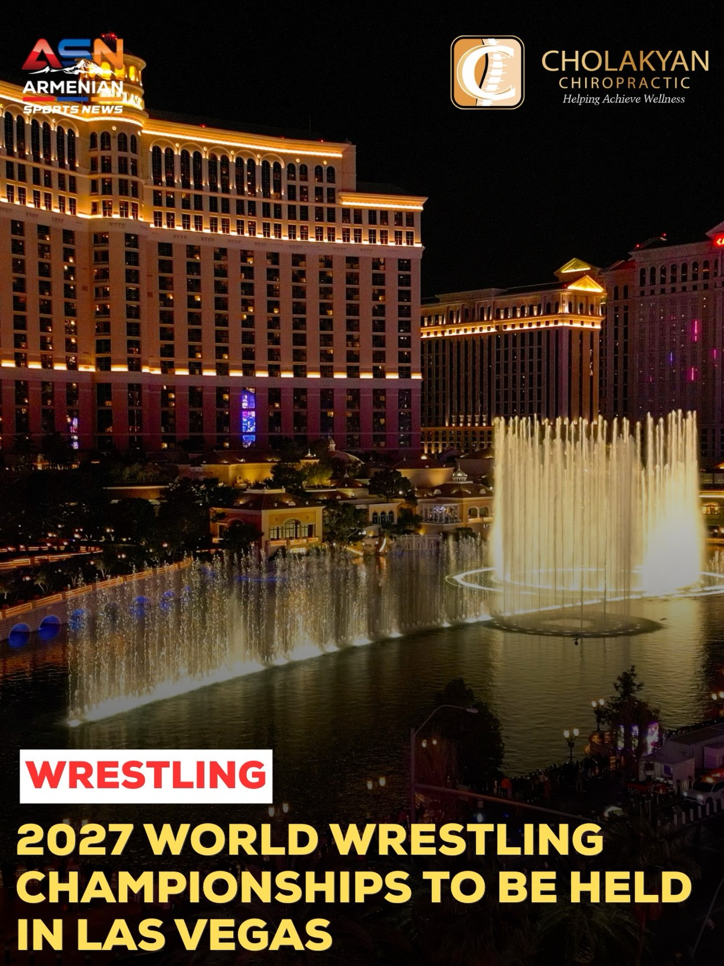 Las Vegas to Host 2027 World Championships for First Time Since 2015