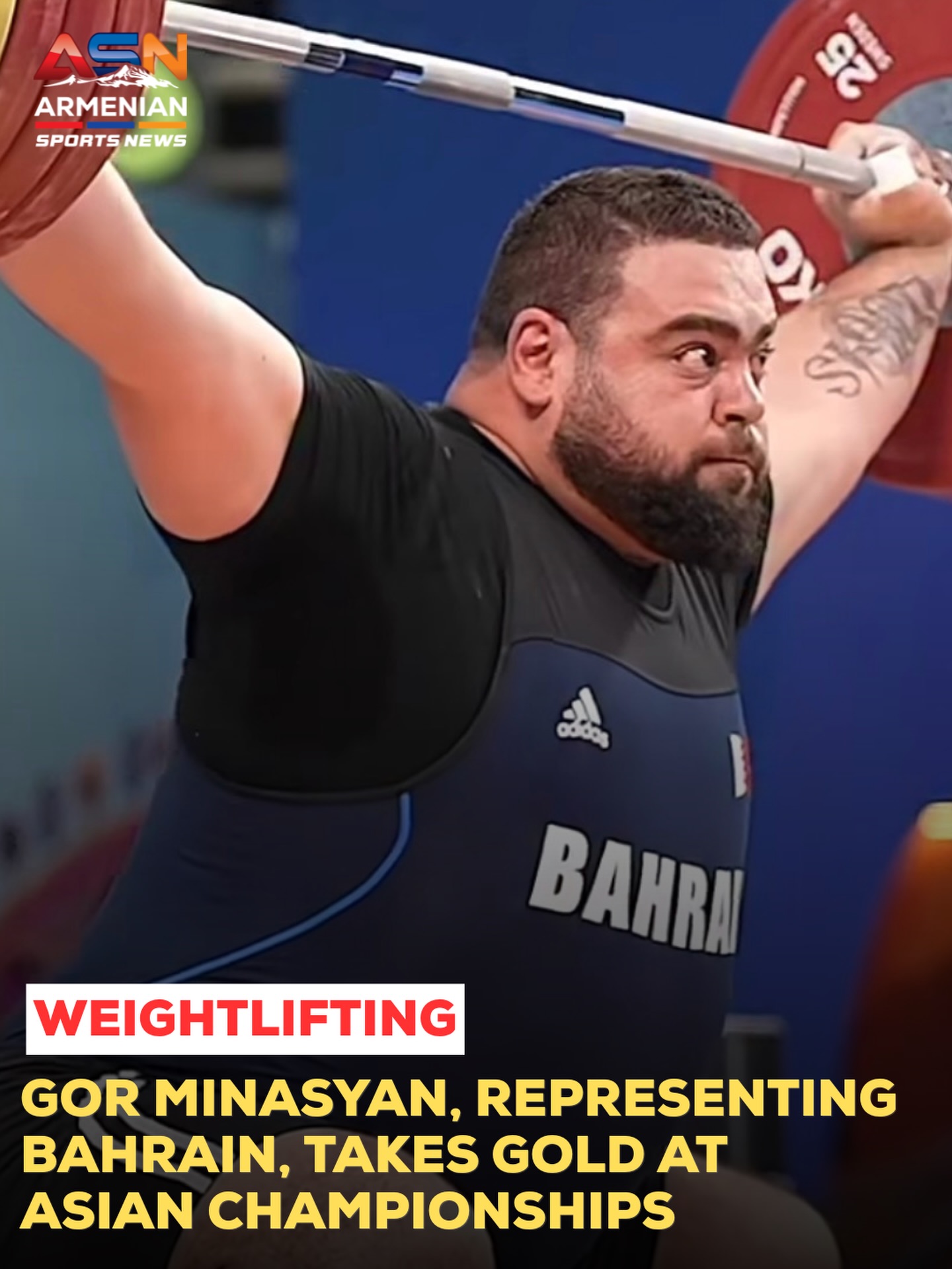 Gor Minasyan Triumphs at 2026 Asian Weightlifting Championships