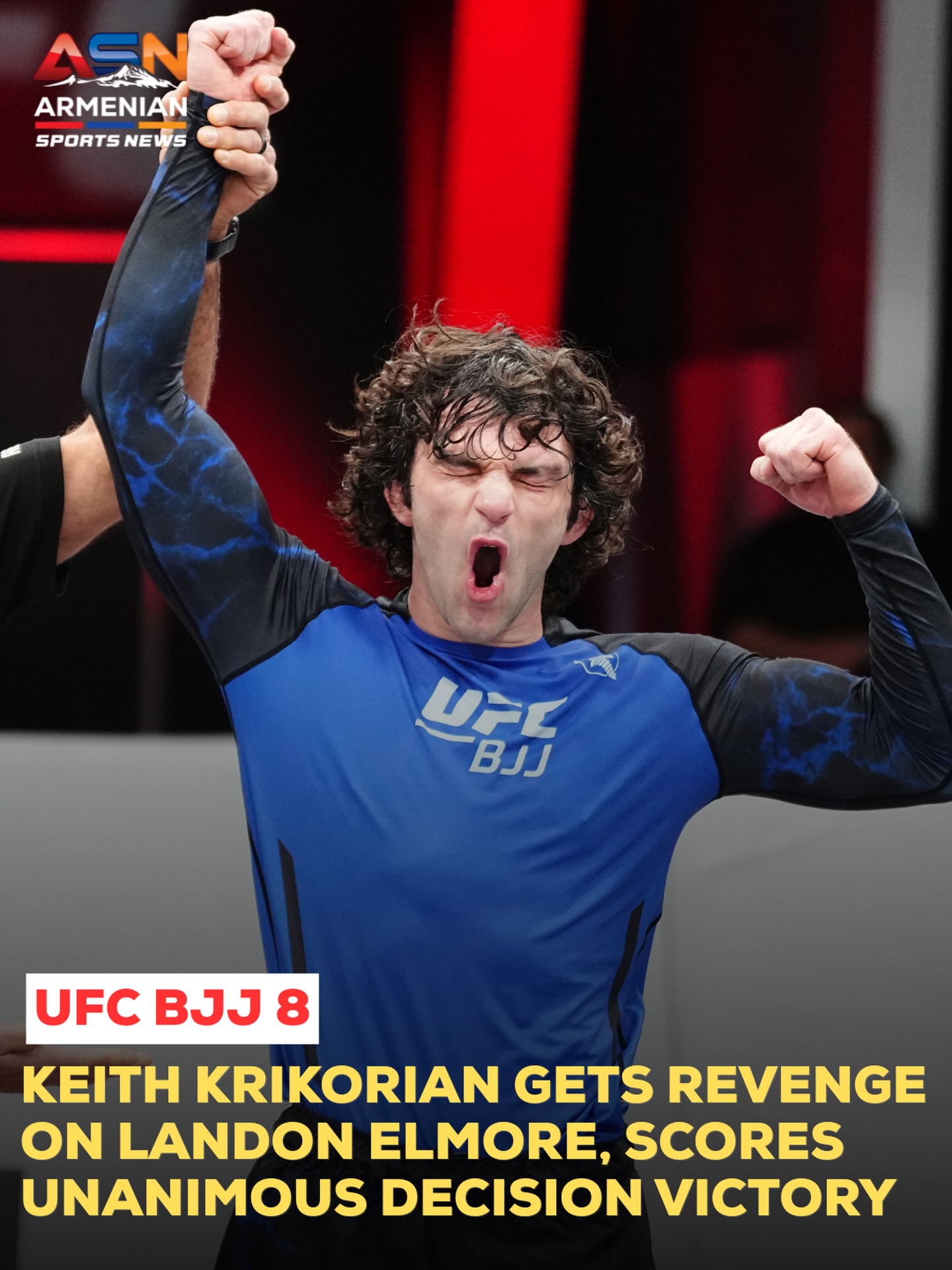 Keith Krikorian Secures Unanimous Decision Victory Over Landon Elmore at UFC BJJ 8