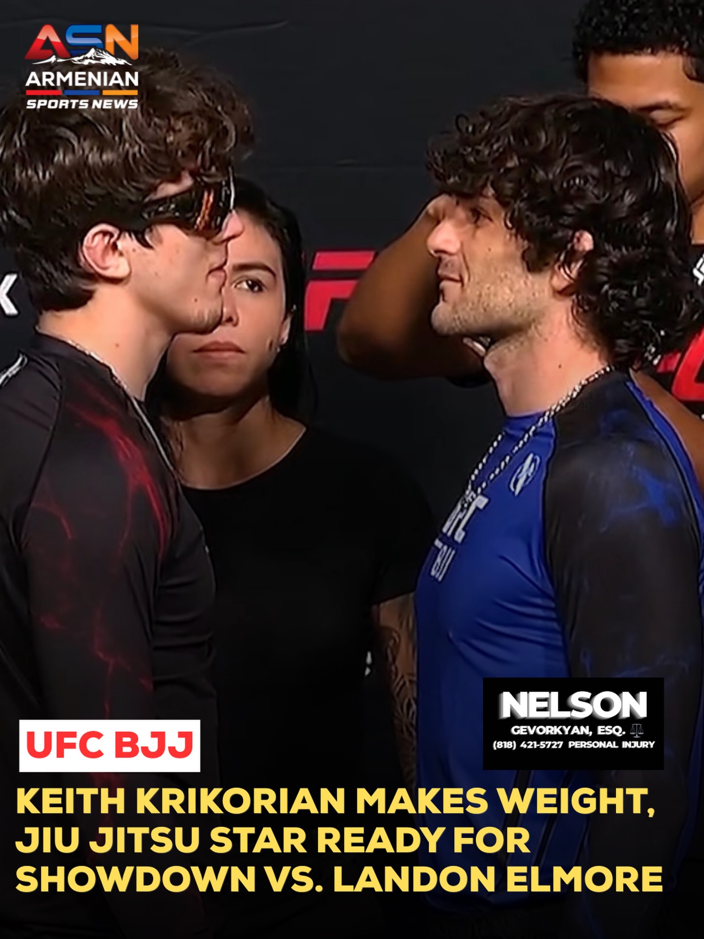 Keith Krikorian Set for Rematch Against Landon Elmore at UFC BJJ 8