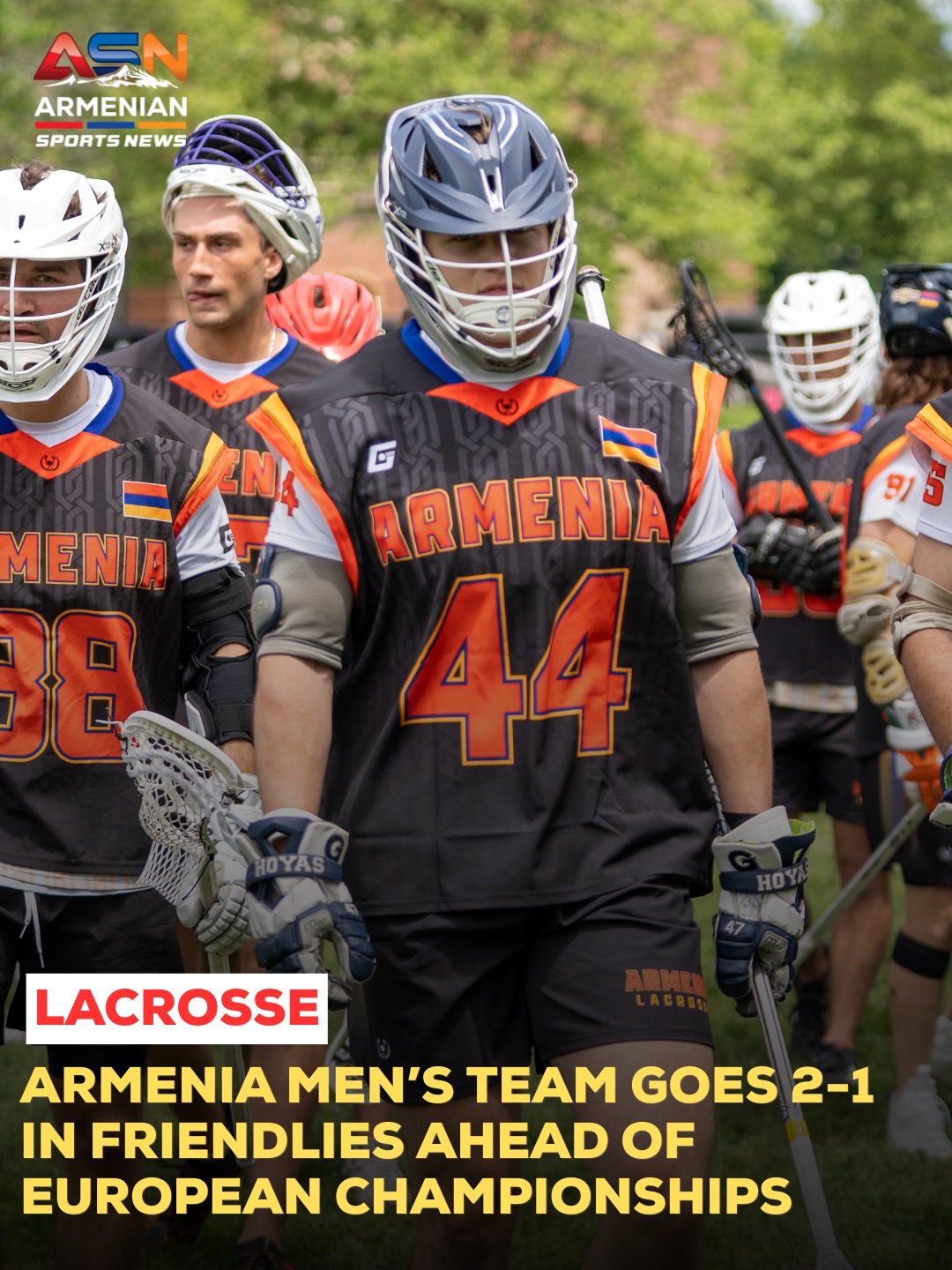 Armenian Men’s Lacrosse Team Prepares for European Championships with Strong Performance in New Jersey Friendlies