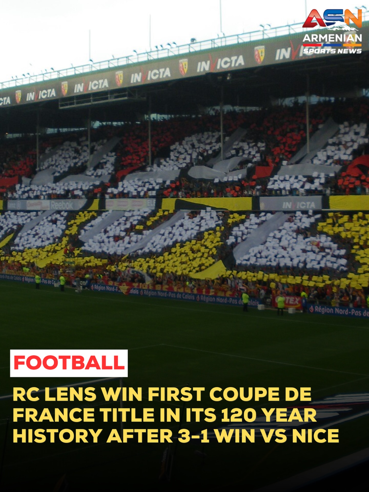 RC Lens Triumphs in Historic Coupe de France Victory, Celebrating 120 Years of Perseverance