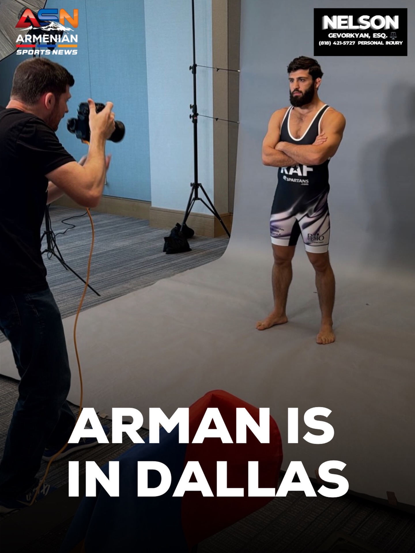 UFC Star Arman Tsarukyan Arrives in Dallas for RAF09 Festivities