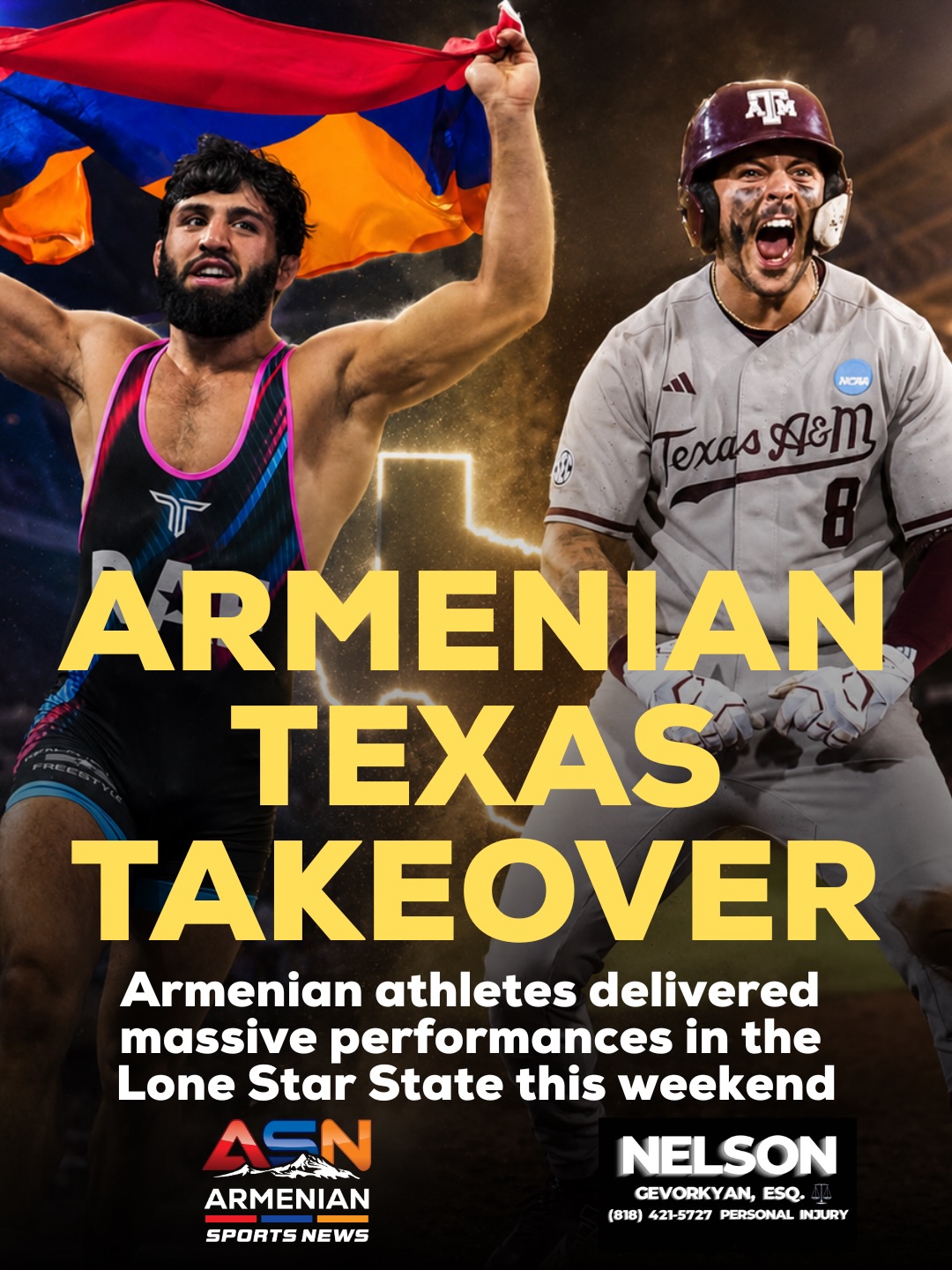 Armenian Athletes Shine in Texas: Tsarukyan and Hacopian Deliver Stellar Performances