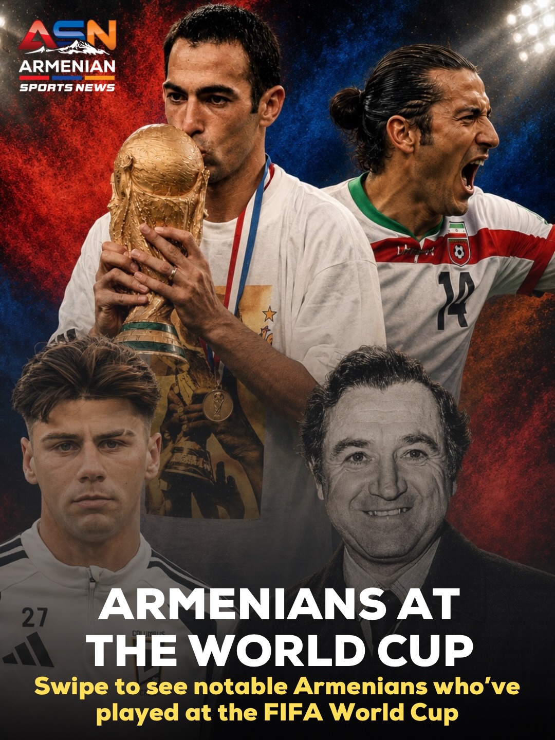 Armenian Footballers Mark Nearly Seven Decades at FIFA World Cup