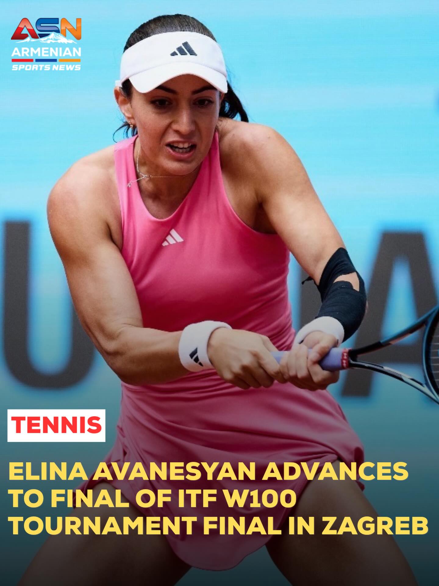 Elina Avanesyan Reaches Final of ITF W100 Tournament in Zagreb