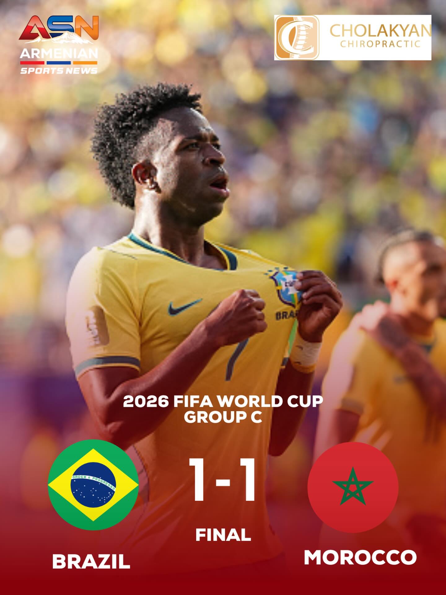 Brazil and Morocco Share Spoils in Thrilling World Cup Opener