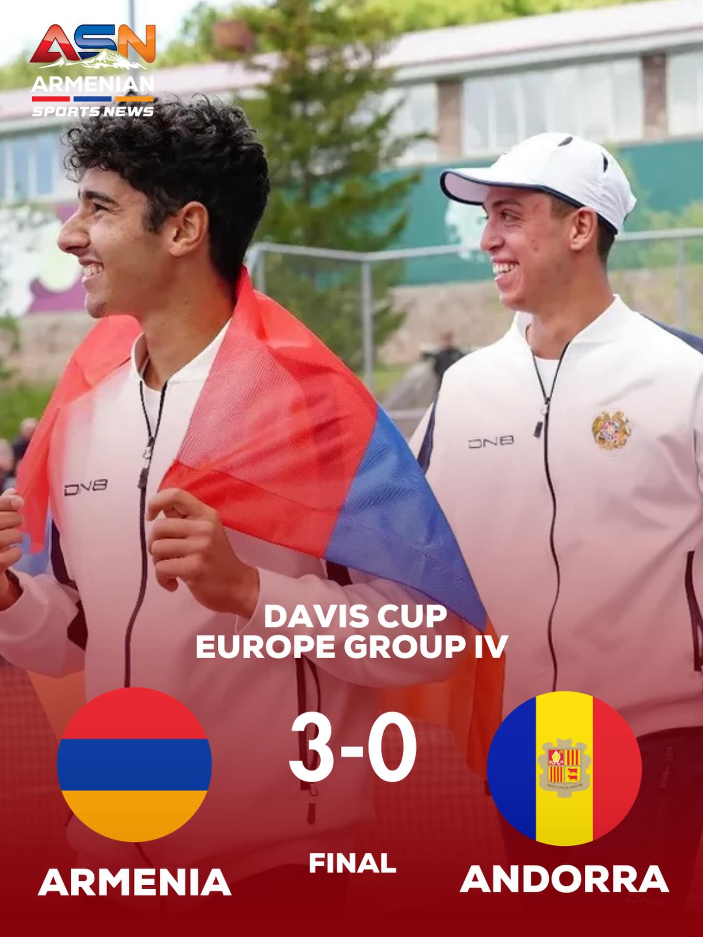 Armenia Dominates Andorra in Davis Cup Opener