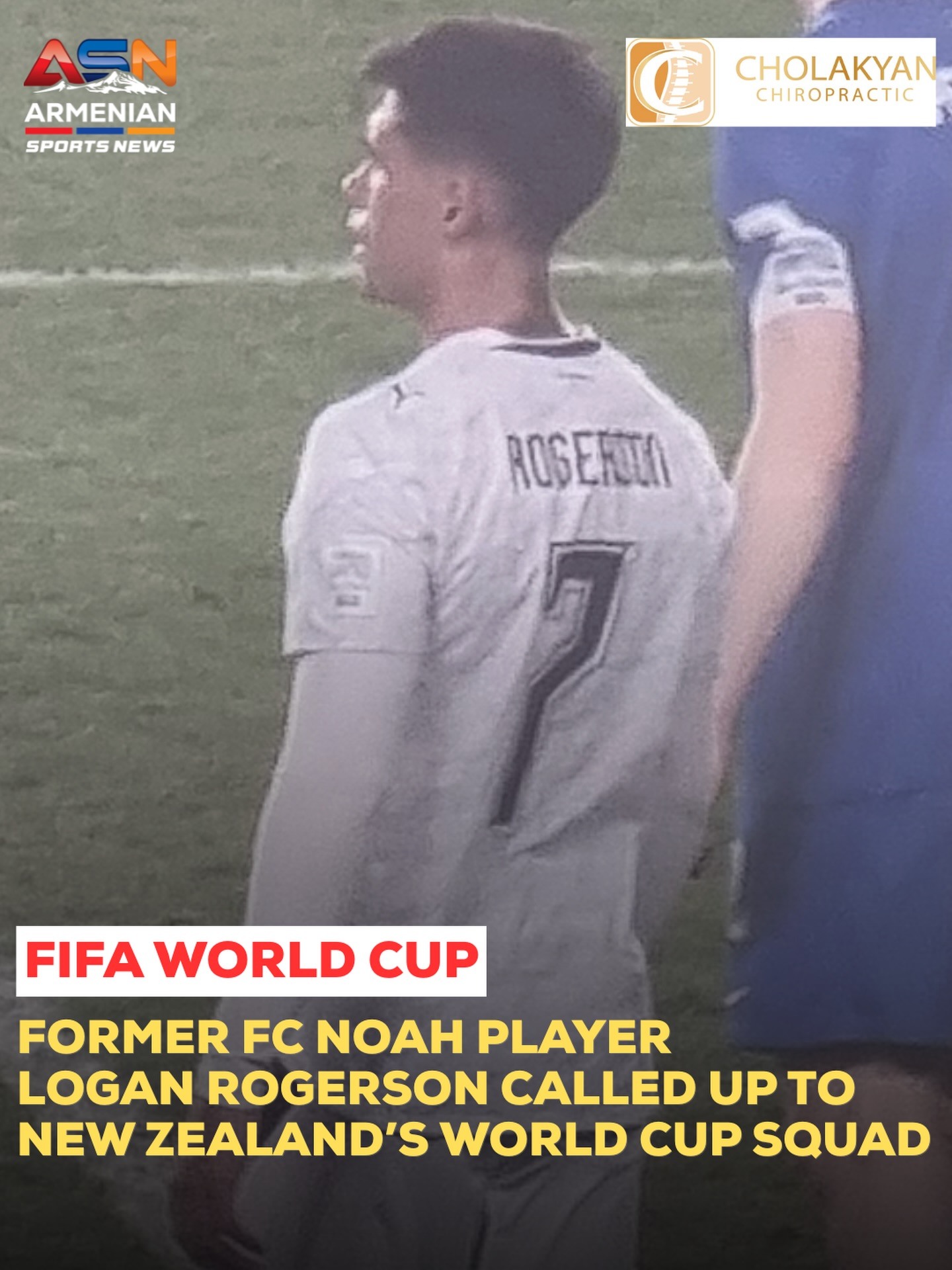 Logan Rogerson Joins New Zealand Squad for 2026 FIFA World Cup
