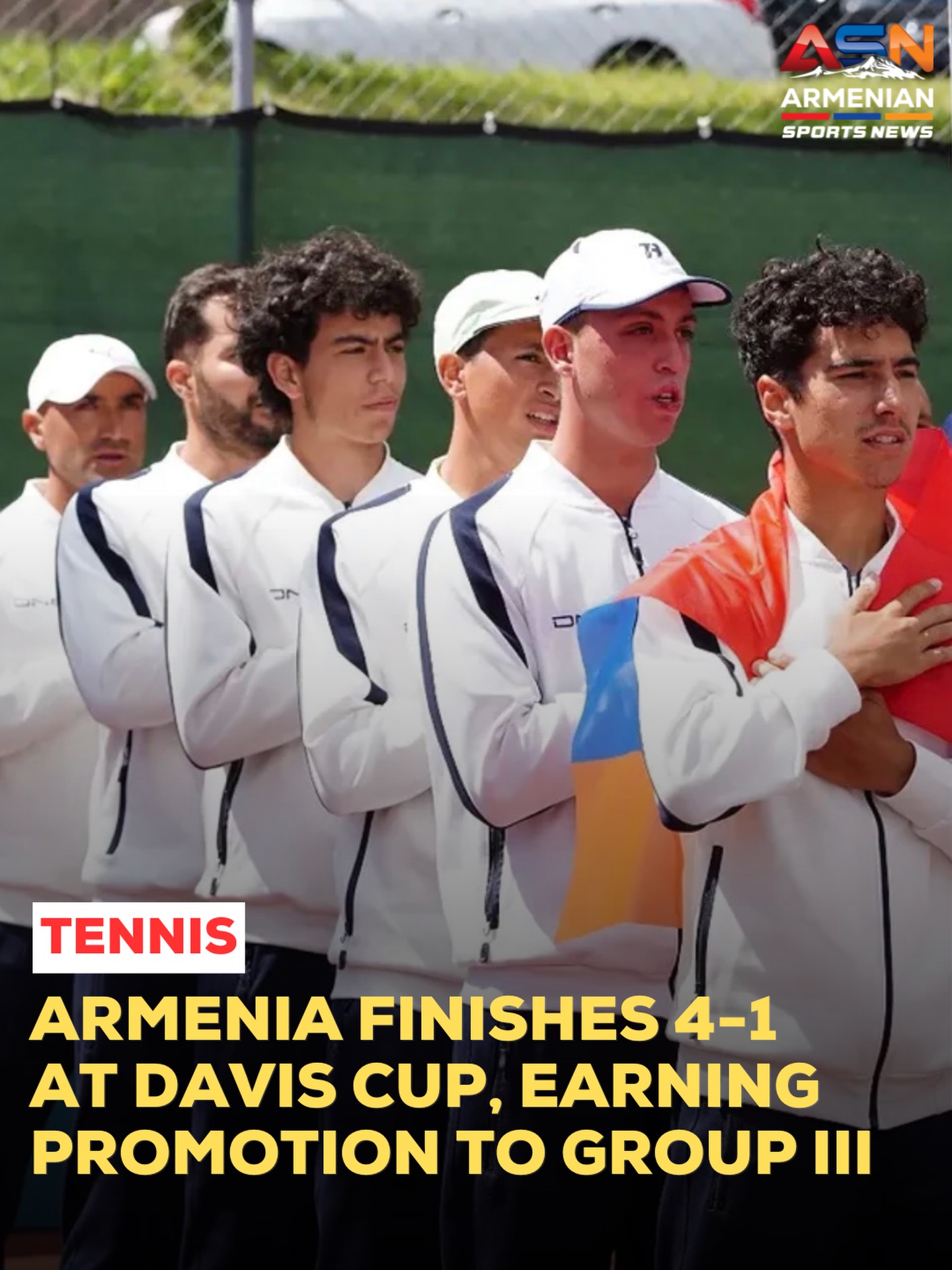 Armenia Secures Promotion to Davis Cup Europe Group III