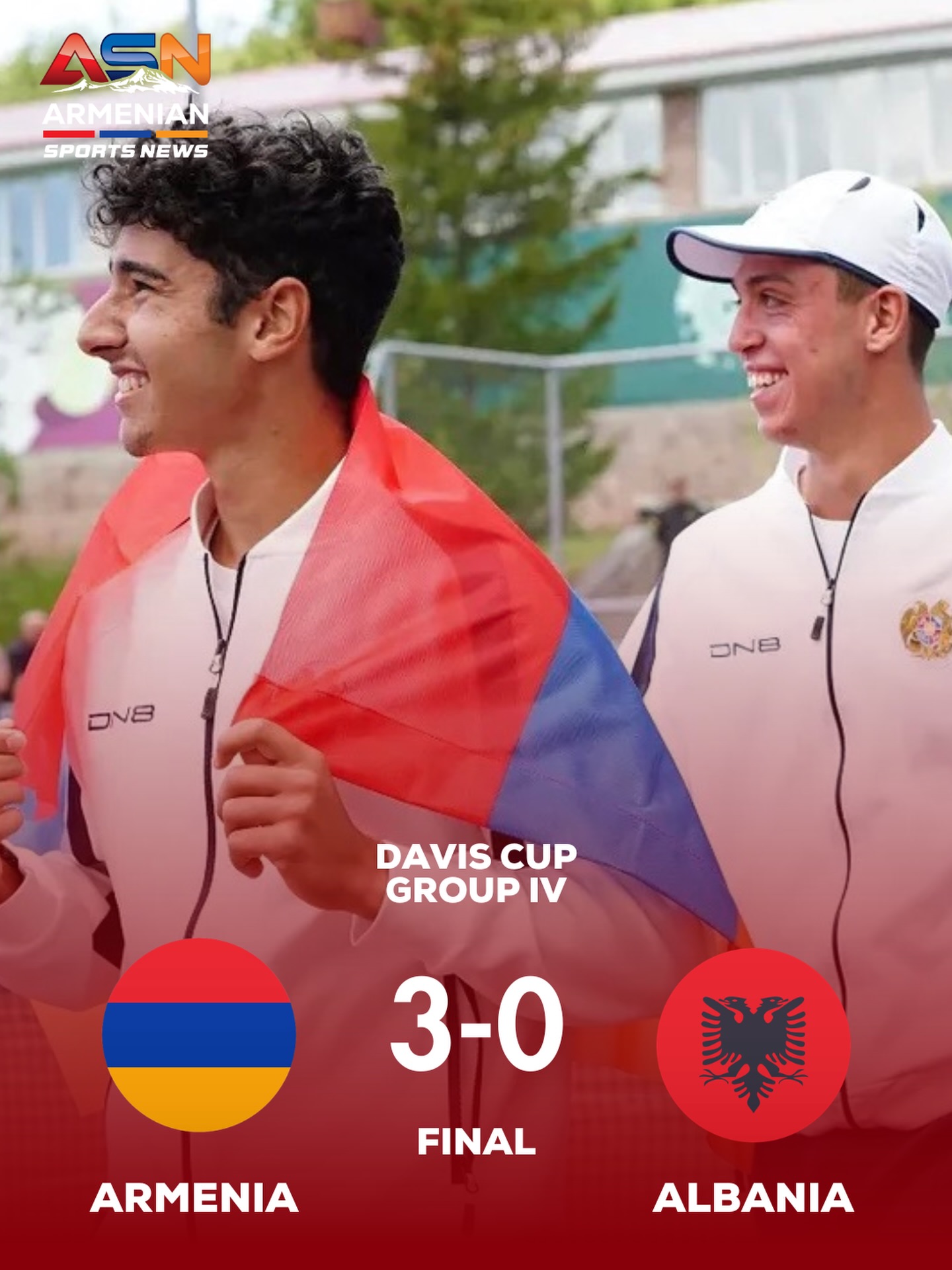 Armenian Men’s Tennis Team Secures Promotion to Europe Group III