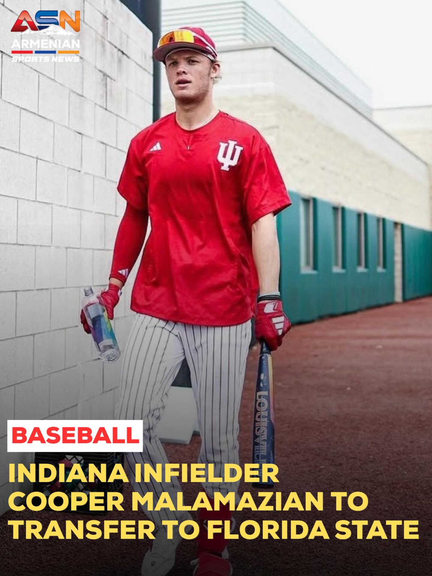 Indiana Shortstop Cooper Malamazian Transfers to Florida State for 2027 Season
