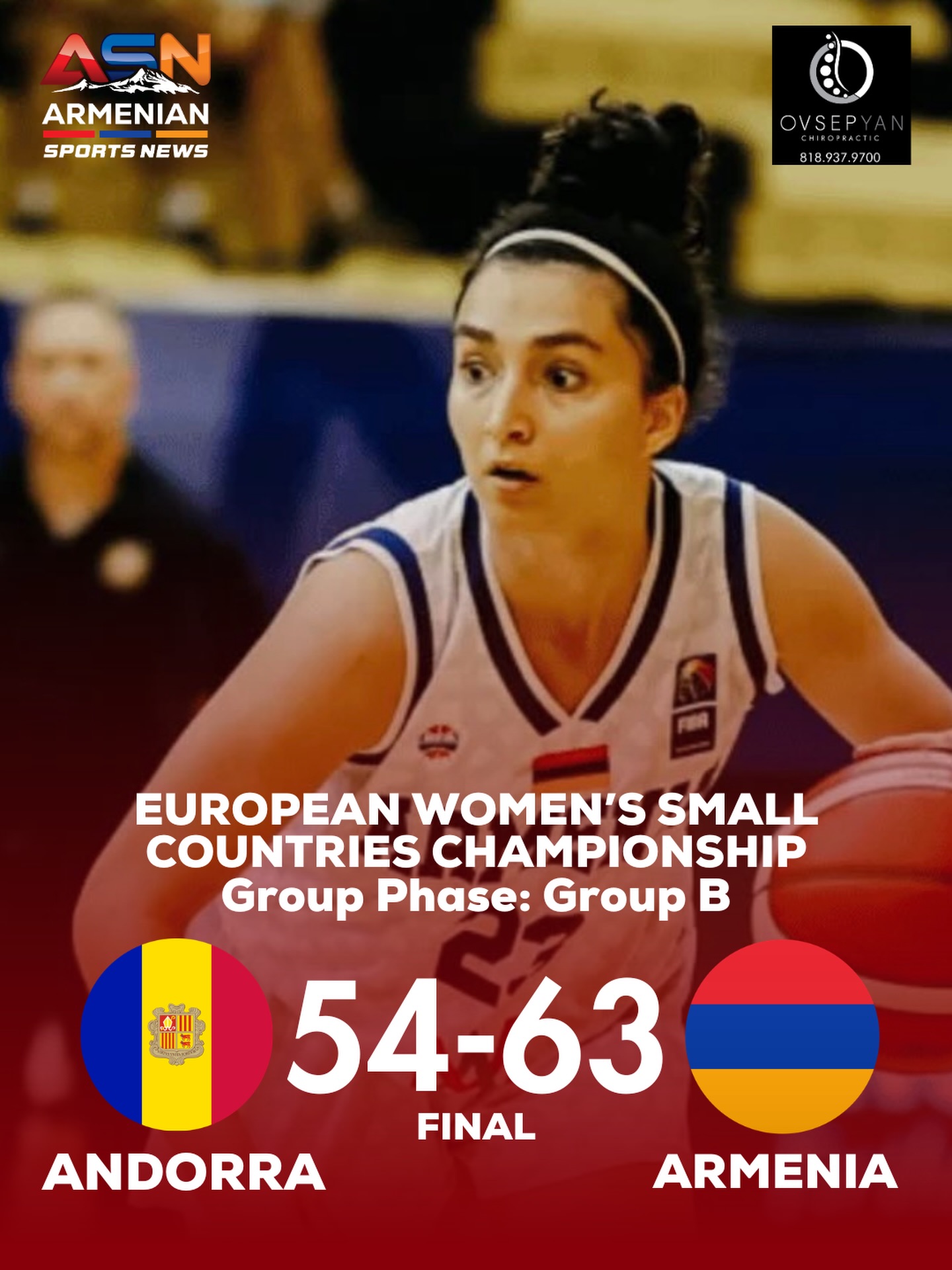 Armenia Secures Victory Over Andorra in Women’s Euro Championship