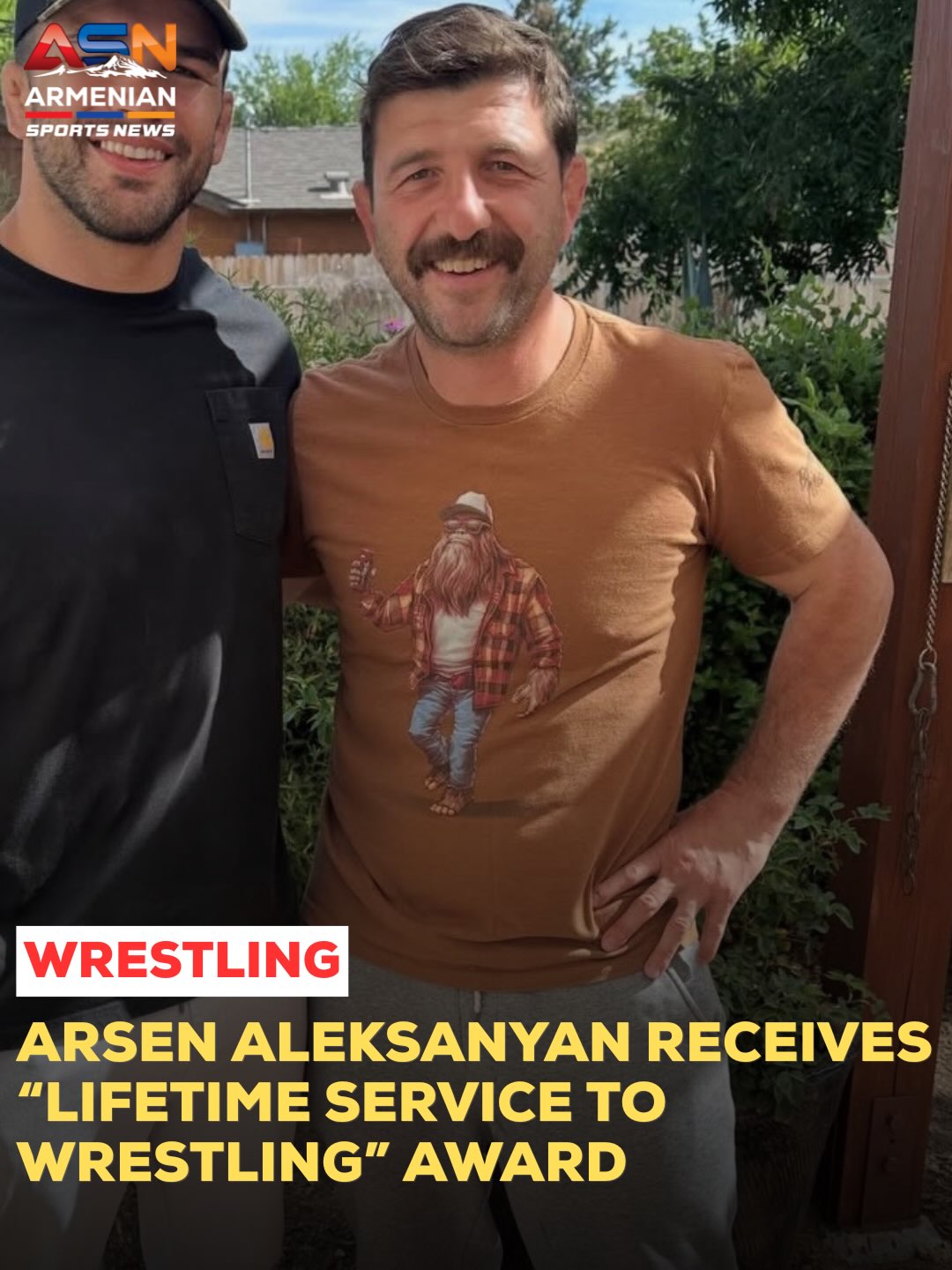 Armenian Wrestling Legend Arsen Aleksanyan Receives Lifetime Service Award