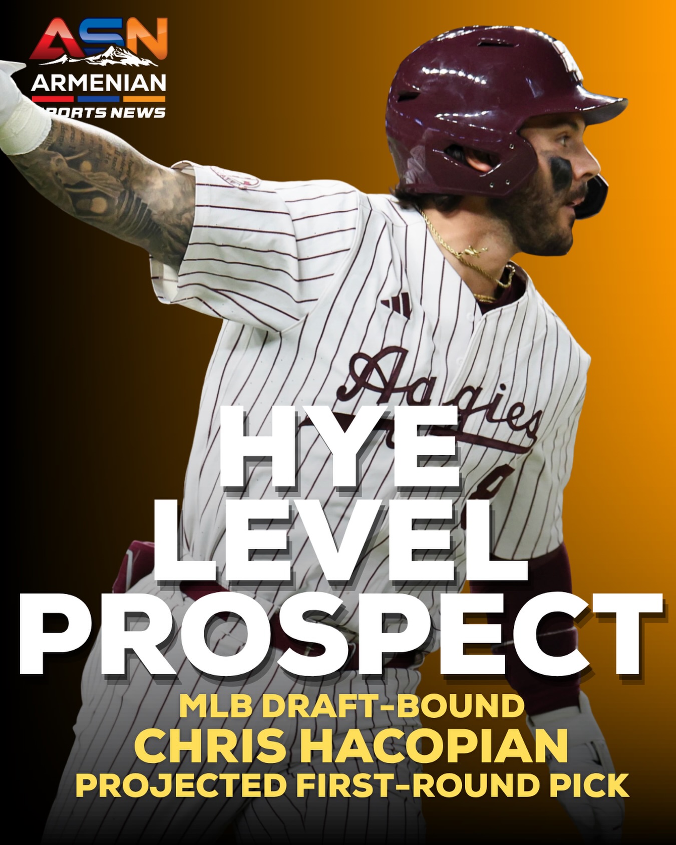 Texas A&M’s Chris Hacopian Discusses Path to MLB Draft on ASN Podcast