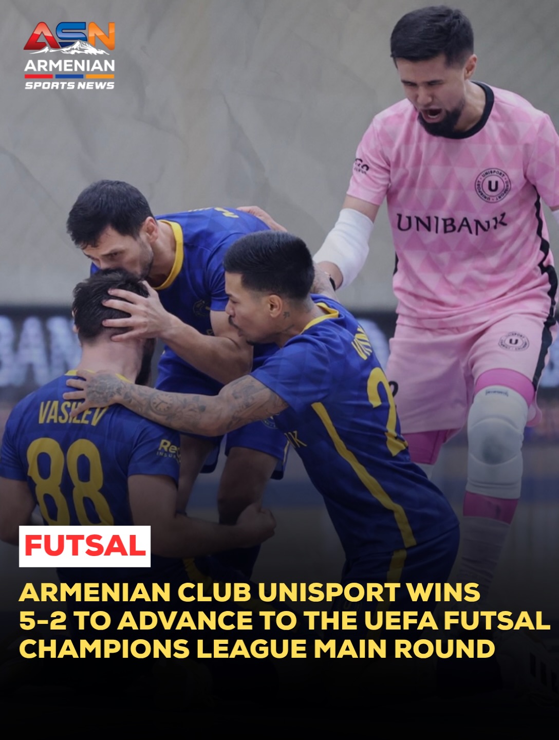 Unisport reach Futsal Champions League main round after beating Weilimdorf