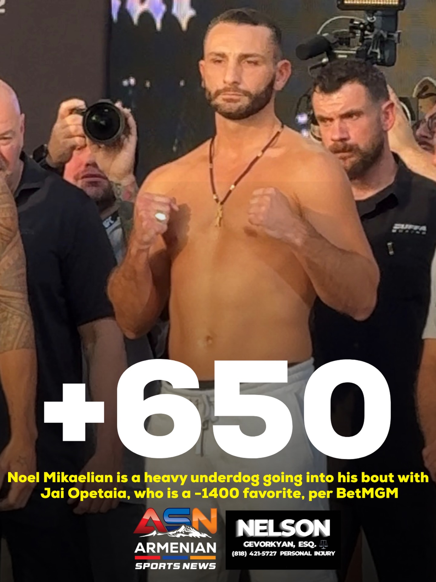 Noel Mikaelian Faces Off Against Heavy Favorite Jai Opetaia in High-Stakes Boxing Match