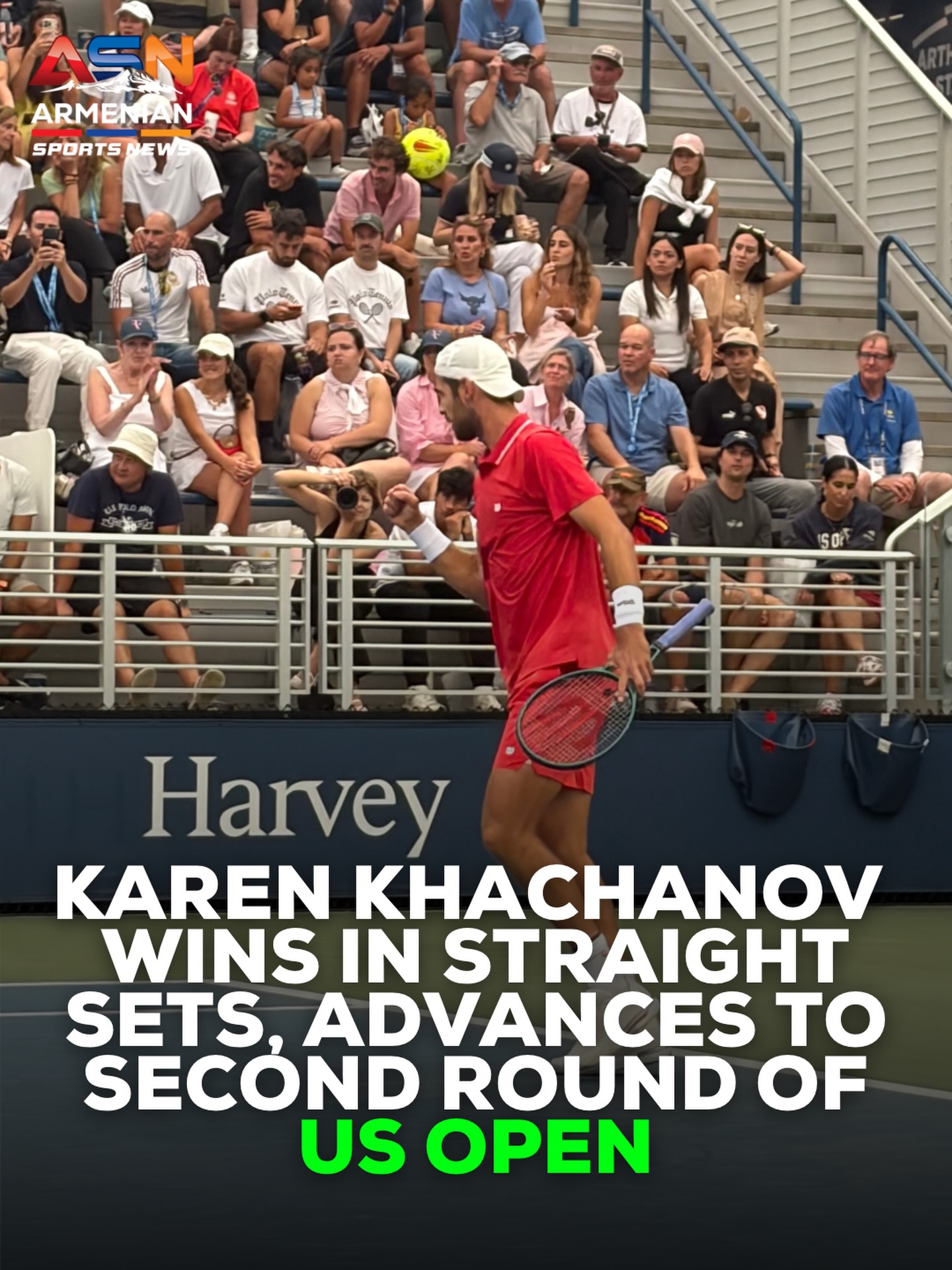 Khachanov cruises past Burruchaga in US Open first round