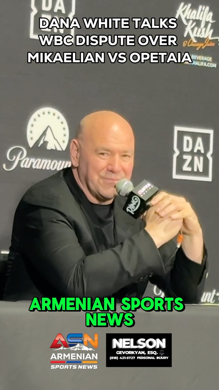 Dana White Discusses WBC Cruiserweight Belt in Recent Press Conference