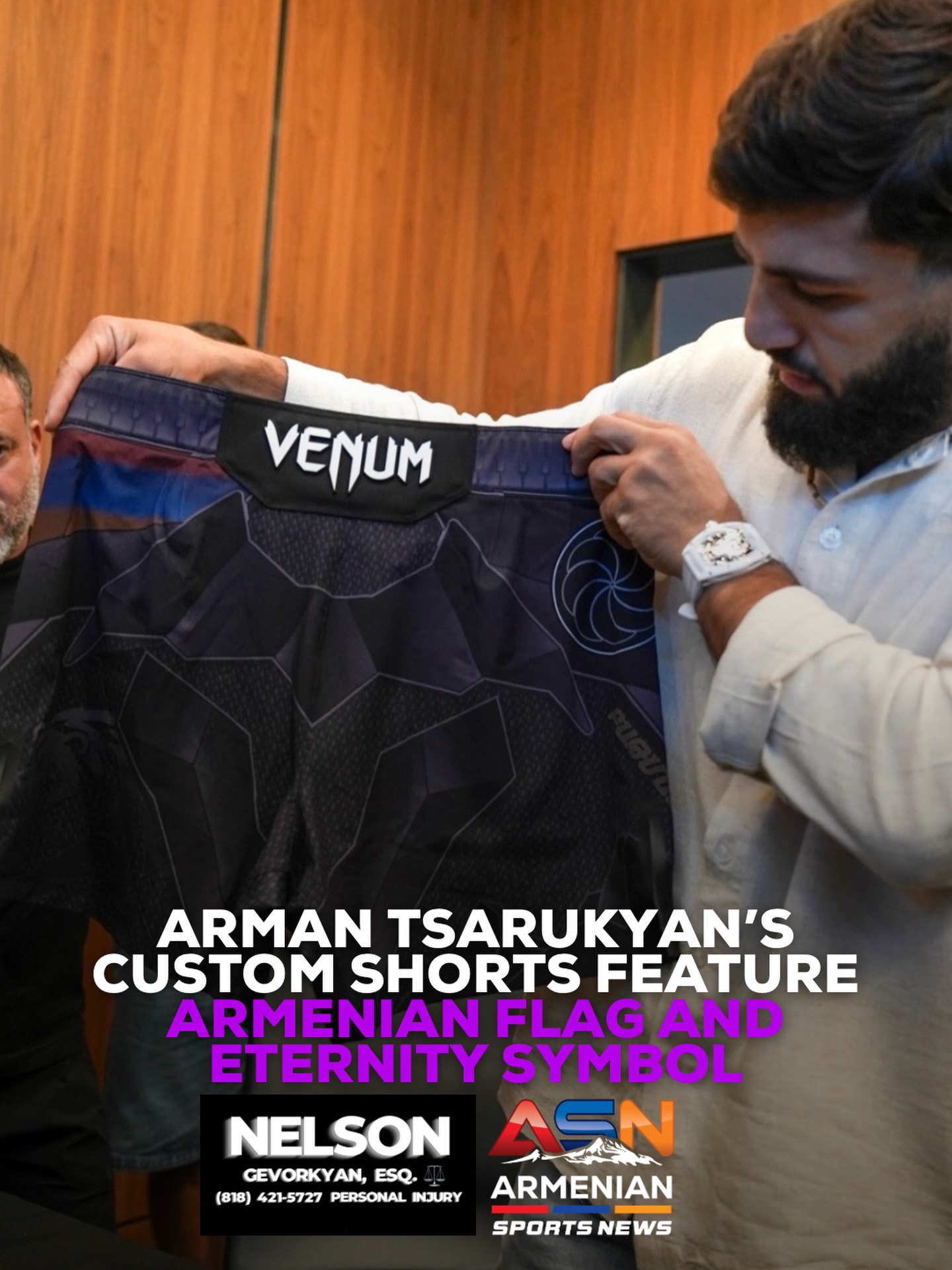 Arman Tsarukyan to Showcase Armenian Heritage with Custom UFC Fight Shorts at UFC 331