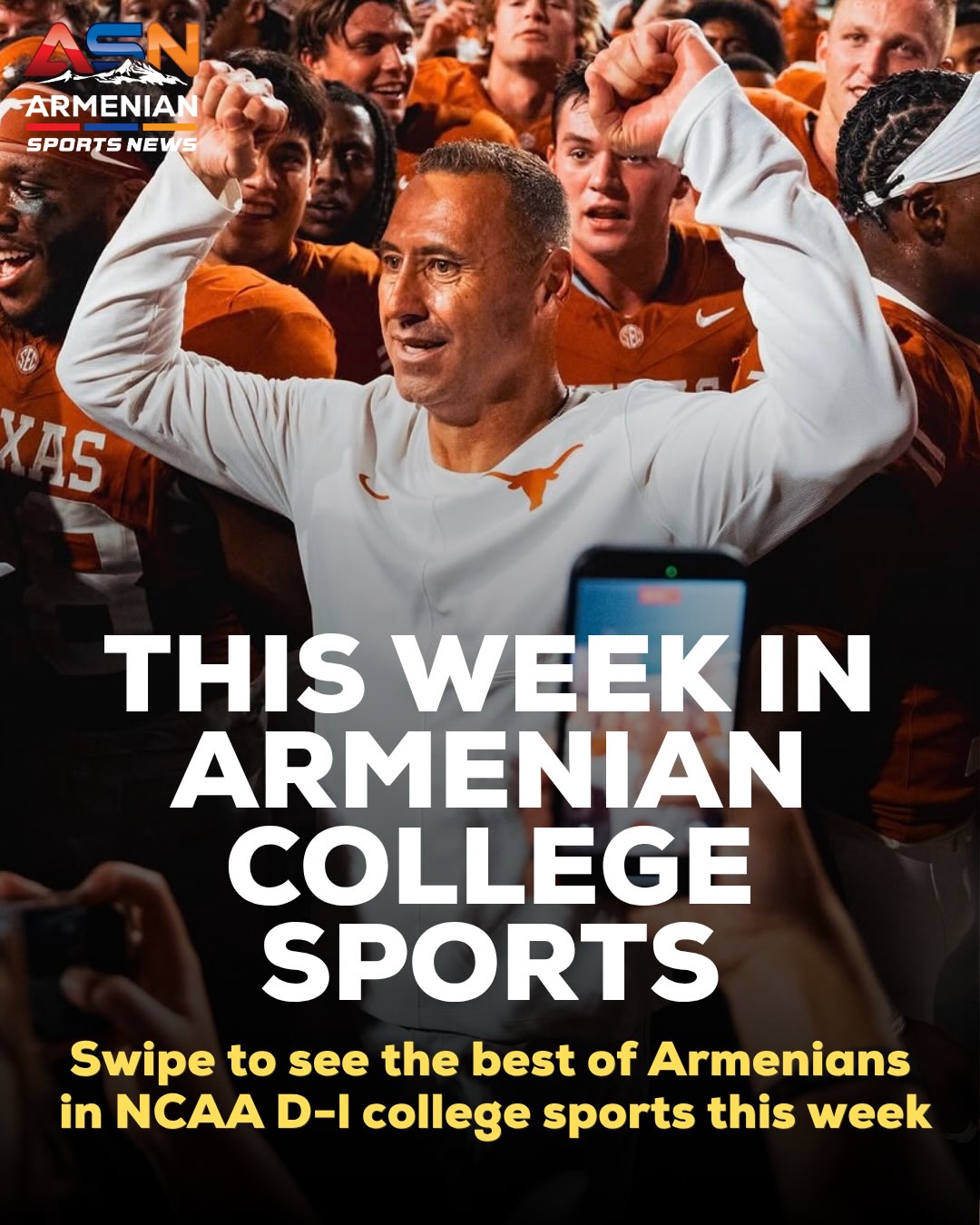 Armenian Athletes Shine in College Sports as Texas Football Makes Waves