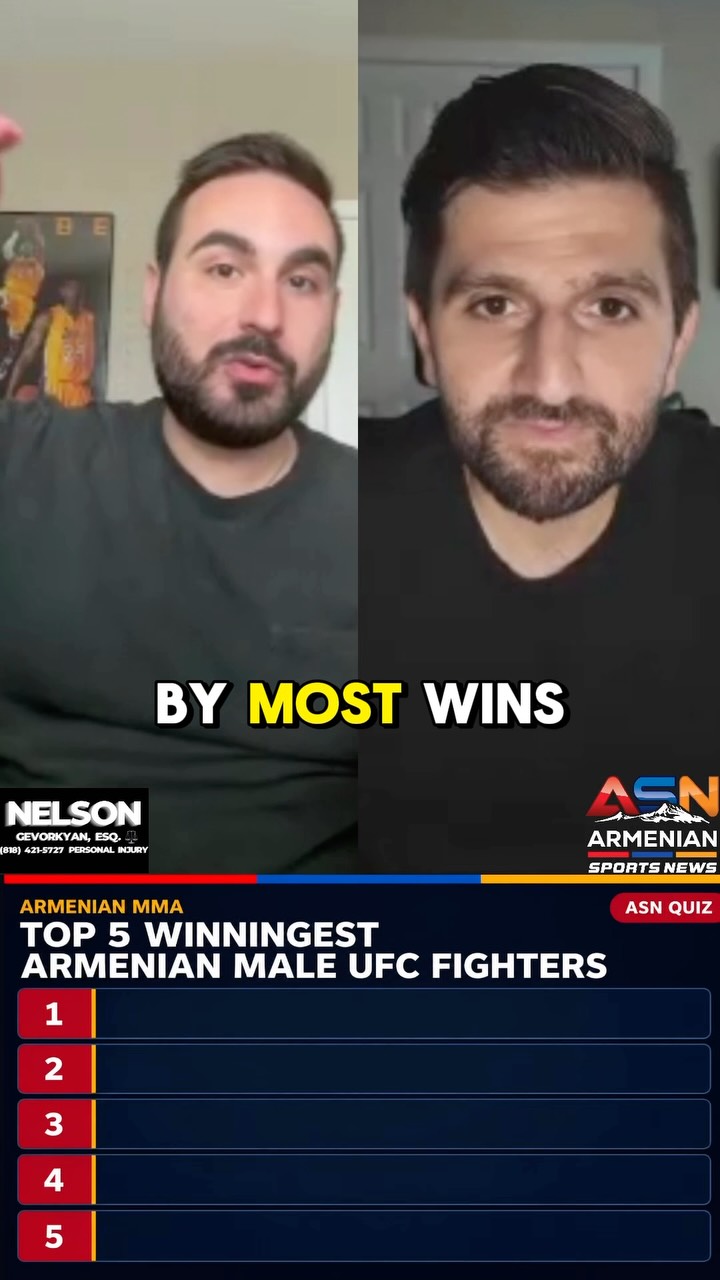 Trivia Challenge: Name the Top Armenian UFC Fighters