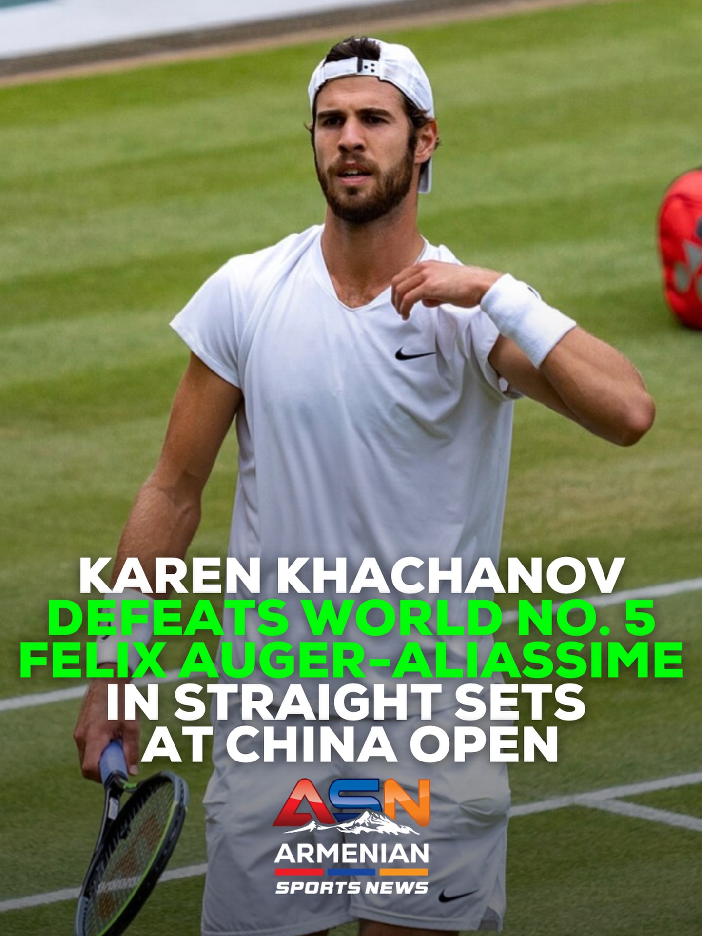 Karen Khachanov Upsets World No. 5 Felix Auger-Aliassime at China Open