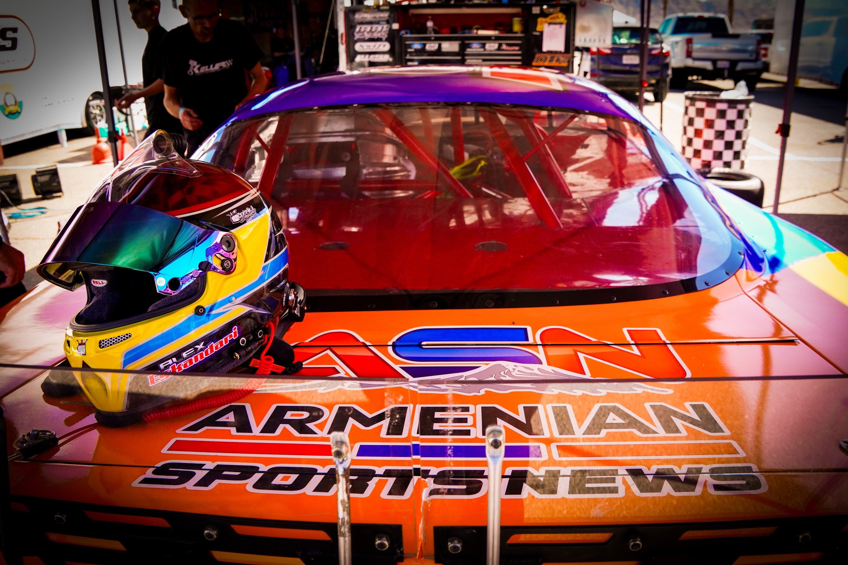Armenian Sports News Sponsors Alex Eskandari for the Kyle Busch Classic