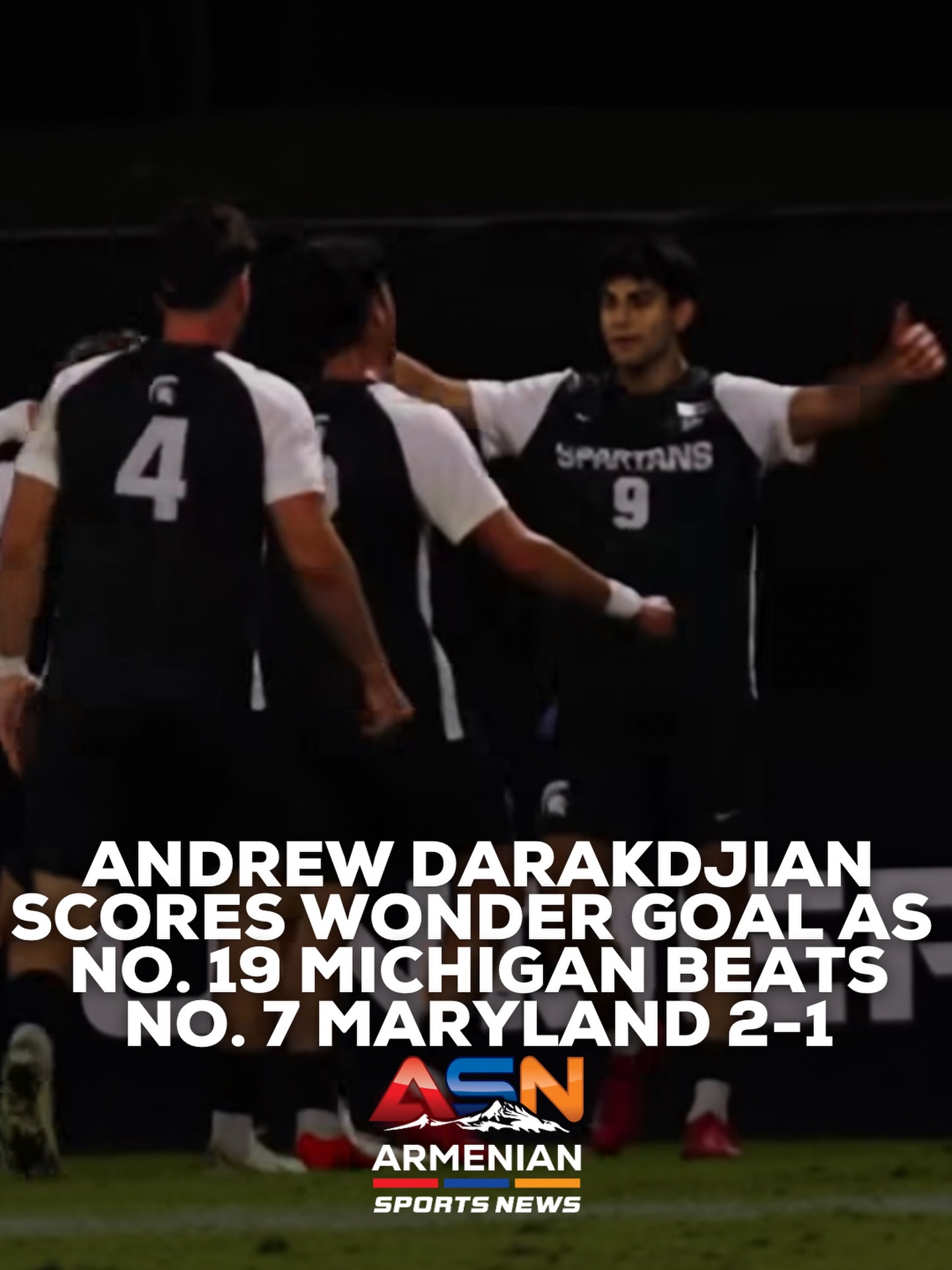 Andrew Darakdjian Leads Michigan State to Victory with Stunning Goal